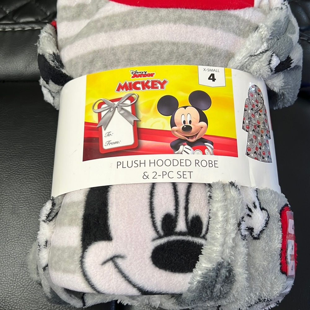 New Plush Hooded Robe & 2-pc set